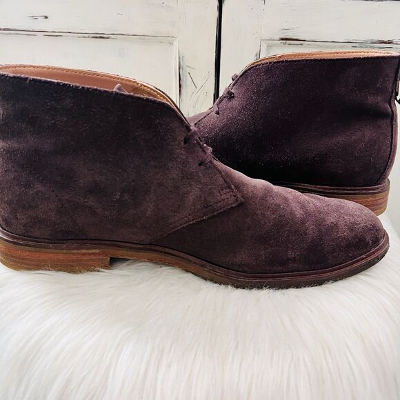 Clarks Clarkdale Dessert Boot Brown Suede Leather Chukka Boots - Mens 12M - Picture 4 of 8